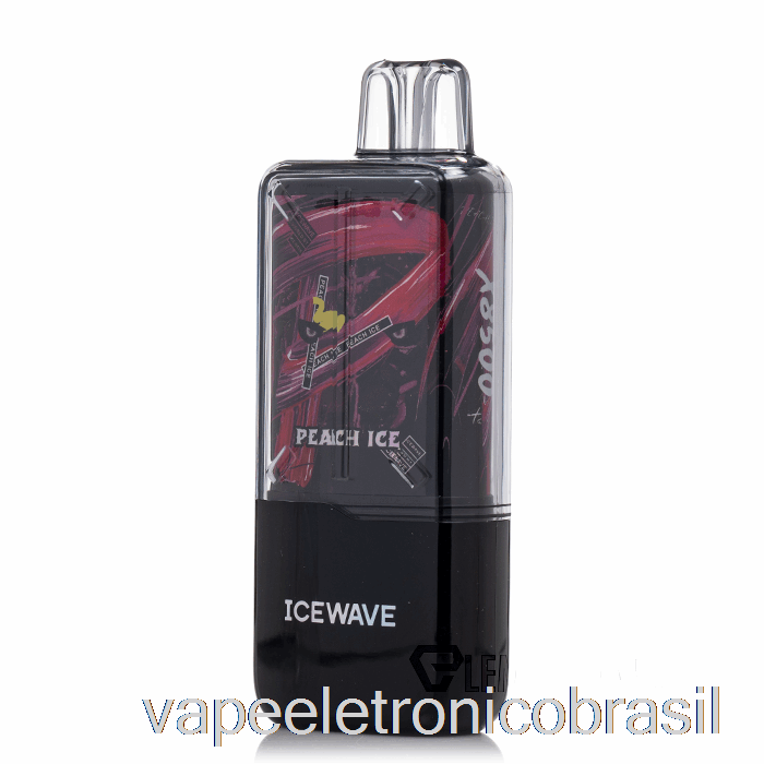 Vape Eletrônico Icewave X8500 Gelo De Pêssego Descartável
